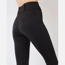 Montar Rebel Tone-in-Tone Tights - Sort