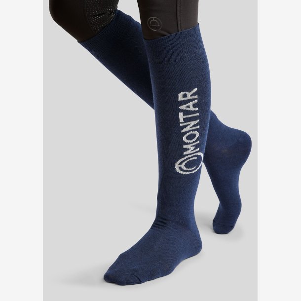 Montar Uld kn�str�mpe - Navy