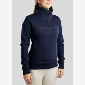 MoNaja Sweatshirt m. Gun Metal Krystaller