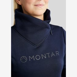 MoNaja Sweatshirt m. Gun Metal Krystaller