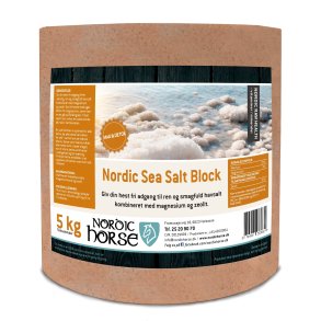 Nordic Sea Salt Block - Bug off (Rd) - 5 kg