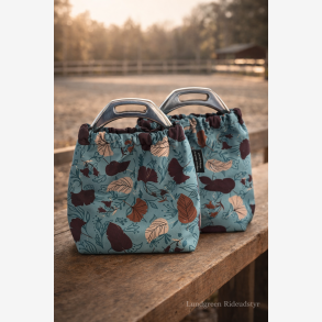 Lundgreen Stigb�jlesokker - Softshell - Petrol m. blade