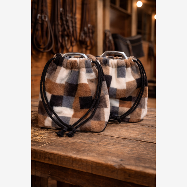 Lundgreen Stigb�jleposer- Fleece - Brun m. tern