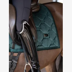 Equestrian Stockholm Dressur Sadelunderlag - Velvet - Sycamore Green