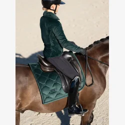Equestrian Stockholm Dressur Sadelunderlag - Velvet - Sycamore Green