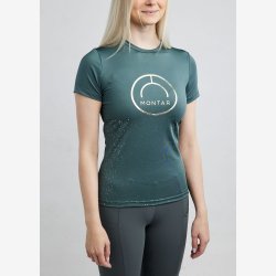 MoCille t-shirt m. Champagne print - Jade