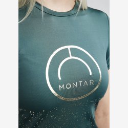 MoCille t-shirt m. Champagne print - Jade