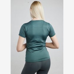 MoCille t-shirt m. Champagne print - Jade