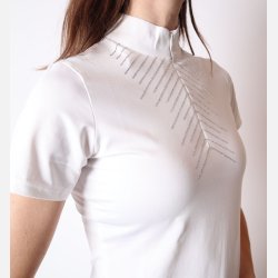 Montar Bling Junior competition top - White