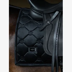 Equestrian Stockholm Dressur Sadelunderlag - Velvet - Sort