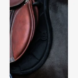 Equestrian Stockholm Spring Sadelunderlag - Velvet - Sort