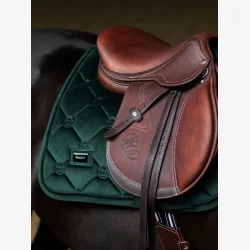 Equestrian Stockholm Spring Sadelunderlag - Velvet - Sycamore Green
