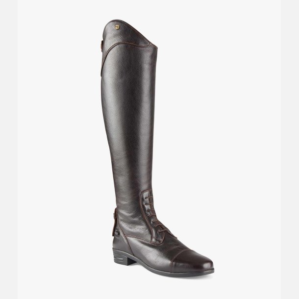 PE Veritini Ladies Long Leather Field Riding Boots - Brun