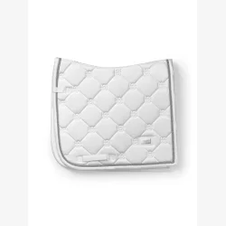Equestrian Stockholm Dressur Sadelunderlag - White Perfection Silver