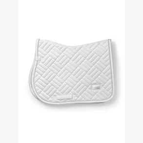 Equestrian Stockholm Spring Sadelunderlag - Modern White Perfection Silver