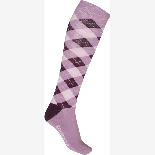 EQ Lax Argyle Strmper - Very Grape