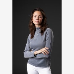 EQ Shimmer Bluse - Asphalt