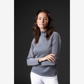 EQ Shimmer Bluse - Asphalt