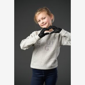 EQ Terina mesh handsker - Sort - B�rn