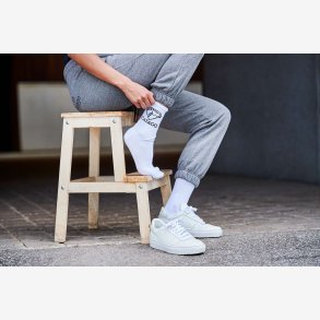 Catago Polly Logo Strmpe - Hvid