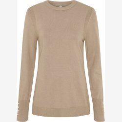 Catago Robyn Strikpullover - Beige Melange