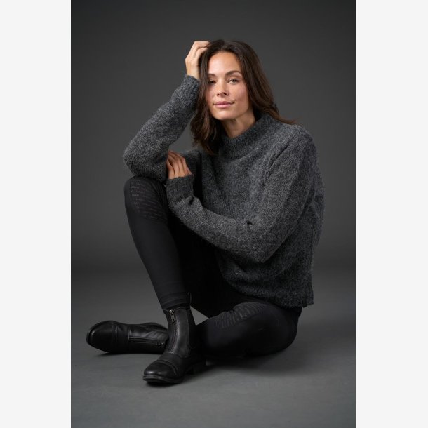 Catago Valerie strik pullover - M�rkegr� Melange