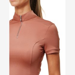 ES Bluse m. korte rmer - Coral