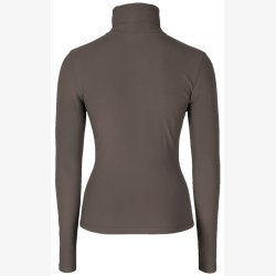 Covalliero Active Shirt med turtleneck - Milky Chocolate