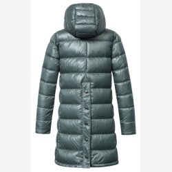 Covalliero Quilted lang jakke - Jade Green - Brn