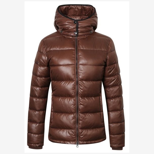 Covalliero Quilted kort Jakke - Oak Brown