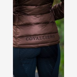 Covalliero Quilted kort Jakke - Oak Brown