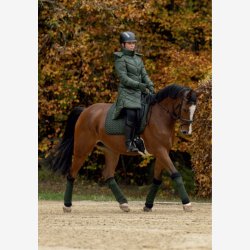 Covalliero Quilted lang Jakke - Opal Green