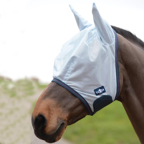 Saxon Mesh Mask - White/Navy