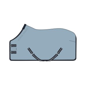 HG Layne fleece dkken m/teddyfoer - Blue Fog