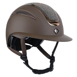 Imperial Riding Ridehjelm - Olania Deluxe - Bred skygge - Brun