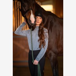 EQ Shimmer Bluse - Asphalt