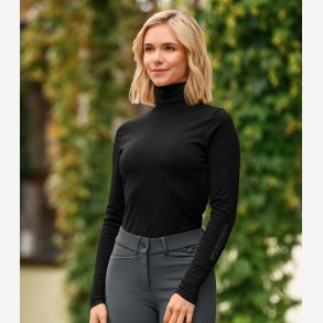 ELT Trento turtleneck ridebluse - Sort