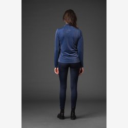 EQ Shimmer Bluse - Navy