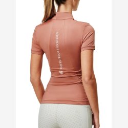 Equestrian Stockholm Bluse m. korte �rmer - Coral