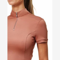 Equestrian Stockholm Bluse m. korte �rmer - Coral