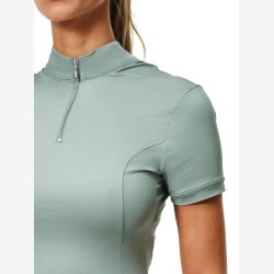 Equestrian Stockholm Bluse m. korte �rmer - Mint Green