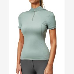 Equestrian Stockholm Bluse m. korte �rmer - Mint Green