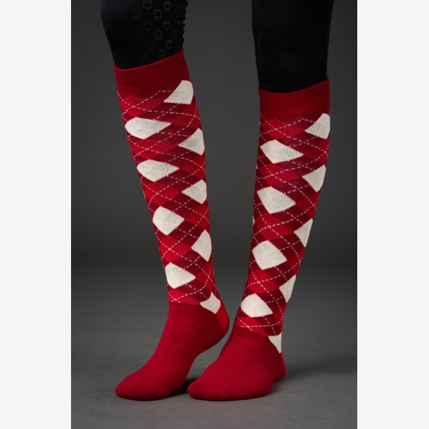 Equipage Lax Str�mper - Fiery Red - 36-41