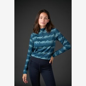 Equipage ridebluse Montana - Majolica Blue