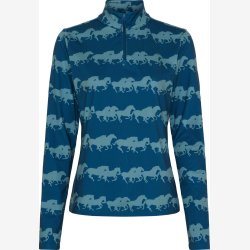 Equipage ridebluse Montana - Majolica Blue