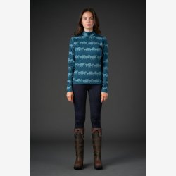 Equipage ridebluse Montana - Majolica Blue