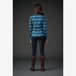 Equipage ridebluse Montana - Majolica Blue