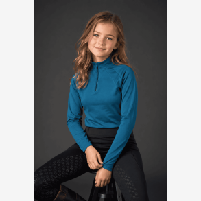 Equipage ridebluse Redmond - Majolica Blue - B�rn