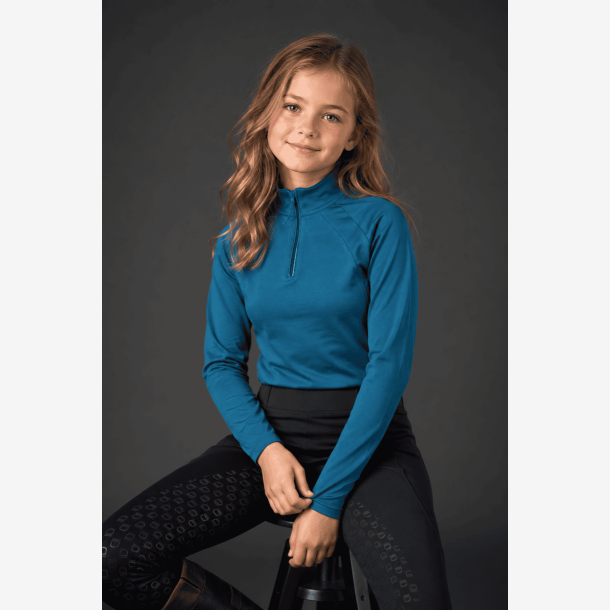 Equipage ridebluse Redmond - Majolica Blue - B�rn