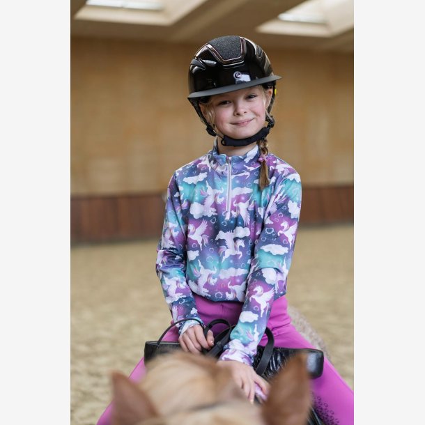 Equipage ridebluse Topeka - Majolica Blue - B�rn